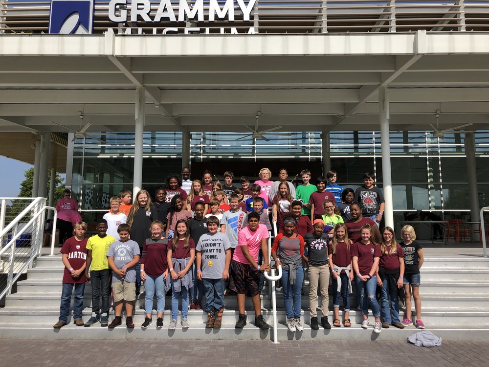 6th grade Grammy Museum Field Trip