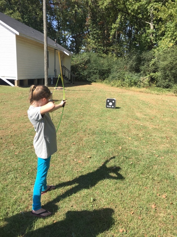 4th Grade Archery Lesson