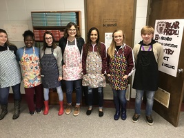 Family & Consumer Science Students Sewing Projects