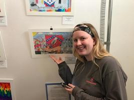 BHS Senior takes 4th Place in Flag Design Competition