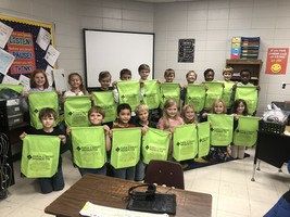 2nd Graders Receive Farm Credit Backpacks